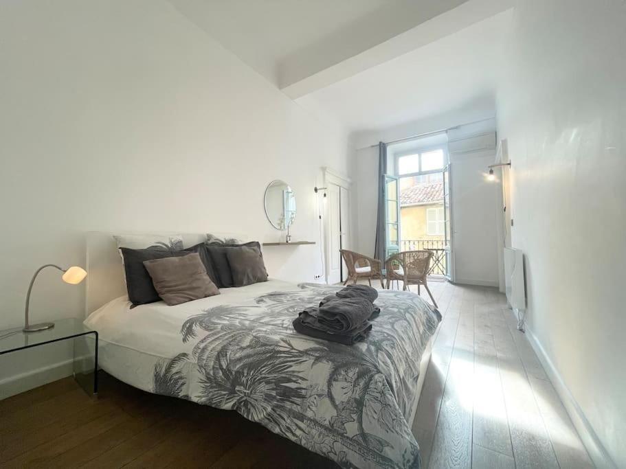 Homelivia, Vieux Nice, Appartement De Charme, Clim Balcon Bagian luar foto
